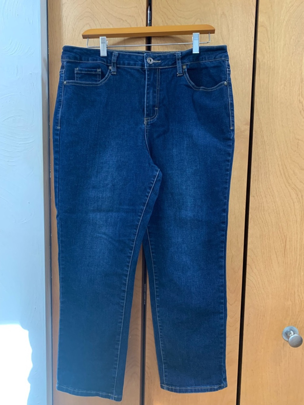 Architect Straight Leg Jeans in Dark Blue